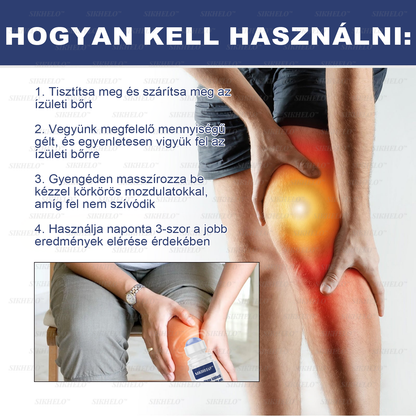 💠💧💠SIKHELO™ Szalicilsav ízületi fájdalomcsillapító gél -Az EFORT és az OGYÉI általi jóváhagyással - Minden korosztály számára alkalmas