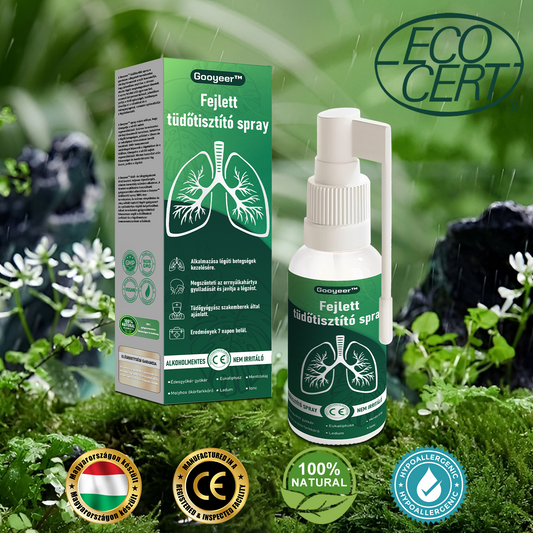 💚Gooyeer™ Fejlett Tüdőtisztító Spray - Tüdőspecialisták ajánlásával -CE tanúsítvánnyal rendelkezik