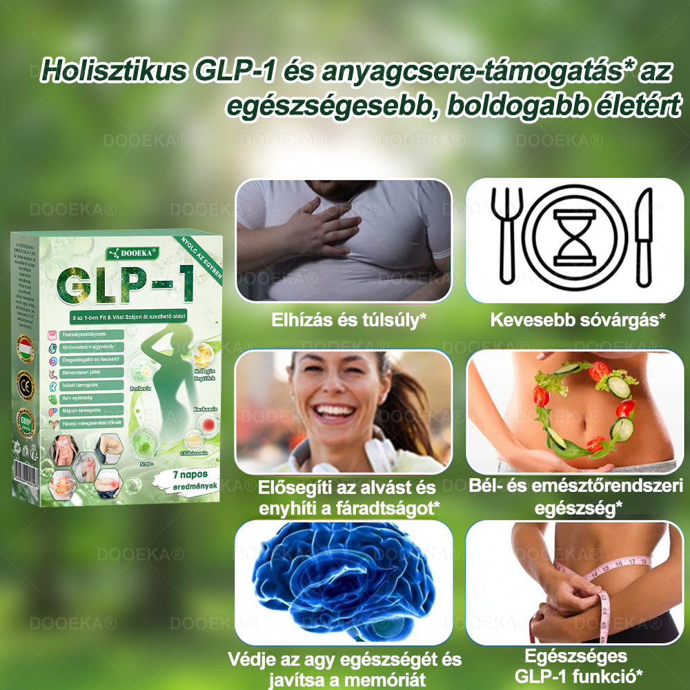 🛍️🛍️DOOEKA® GLP-1 8 az 1-ben Fit & Vital Szájon át szedhető oldat – ⏰Napi egyszer, 7 nap alatt látható változás / Elhízás, szív- és érrendszeri egészség, cukorbetegség, alvási apnoe, bélrendszer egészsége, ízületi problémák és még sok más esetén
