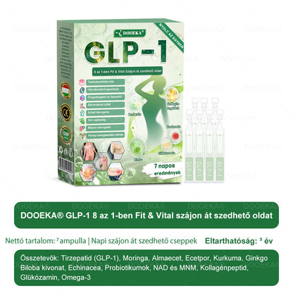 🛍️🛍️🛍️DOOEKA® GLP-1 8 az 1-ben Fit & Vital Szájon át szedhető oldat – ⏰Napi egyszer, 7 nap alatt látható változás / Elhízás, szív- és érrendszeri egészség, cukorbetegség, alvási apnoe, bélrendszer egészsége, ízületi problémák és még sok más esetén