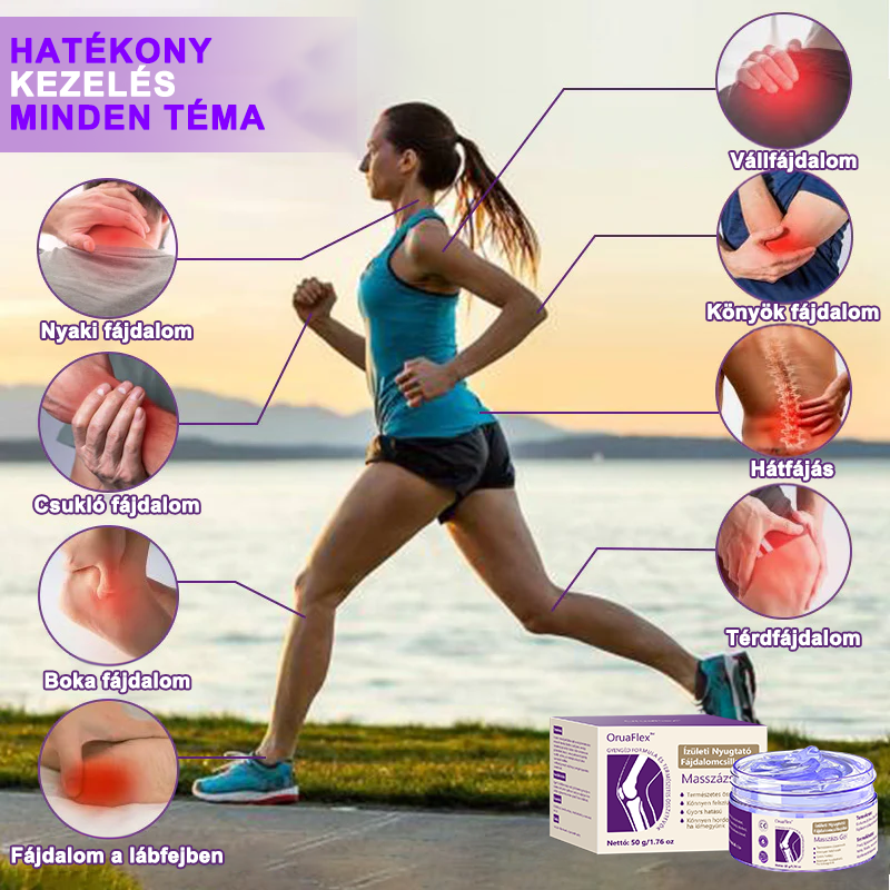 💜OruaFlex™ Kurkuma & Emu Olaj Ízületi Fájdalomcsillapító Masszázs Gél👨‍⚕️Az Ortopédiai Társaság (MOT) által jóváhagyva