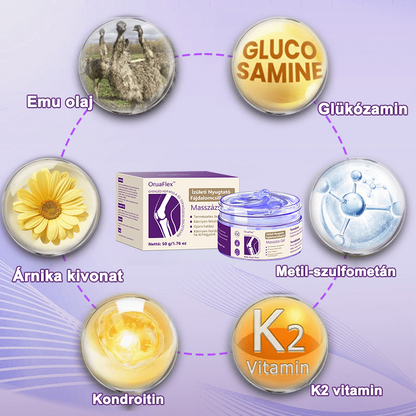 💜OruaFlex™ Kurkuma & Emu Olaj Ízületi Fájdalomcsillapító Masszázs Gél👨‍⚕️Az Ortopédiai Társaság (MOT) által jóváhagyva