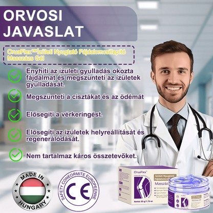 💜OruaFlex™ Kurkuma & Emu Olaj Ízületi Fájdalomcsillapító Masszázs Gél👨‍⚕️Az Ortopédiai Társaság (MOT) által jóváhagyva
