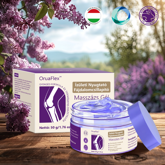 💜OruaFlex™ Kurkuma & Emu Olaj Ízületi Fájdalomcsillapító Masszázs Gél👨‍⚕️Az Ortopédiai Társaság (MOT) által jóváhagyva