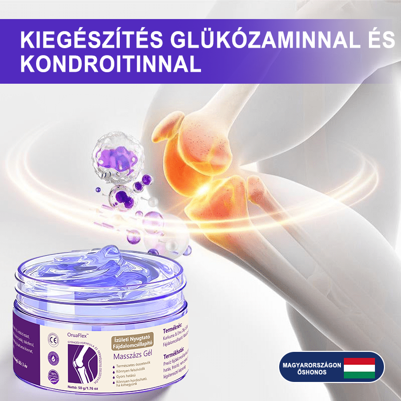 💜OruaFlex™ Kurkuma & Emu Olaj Ízületi Fájdalomcsillapító Masszázs Gél👨‍⚕️Az Ortopédiai Társaság (MOT) által jóváhagyva