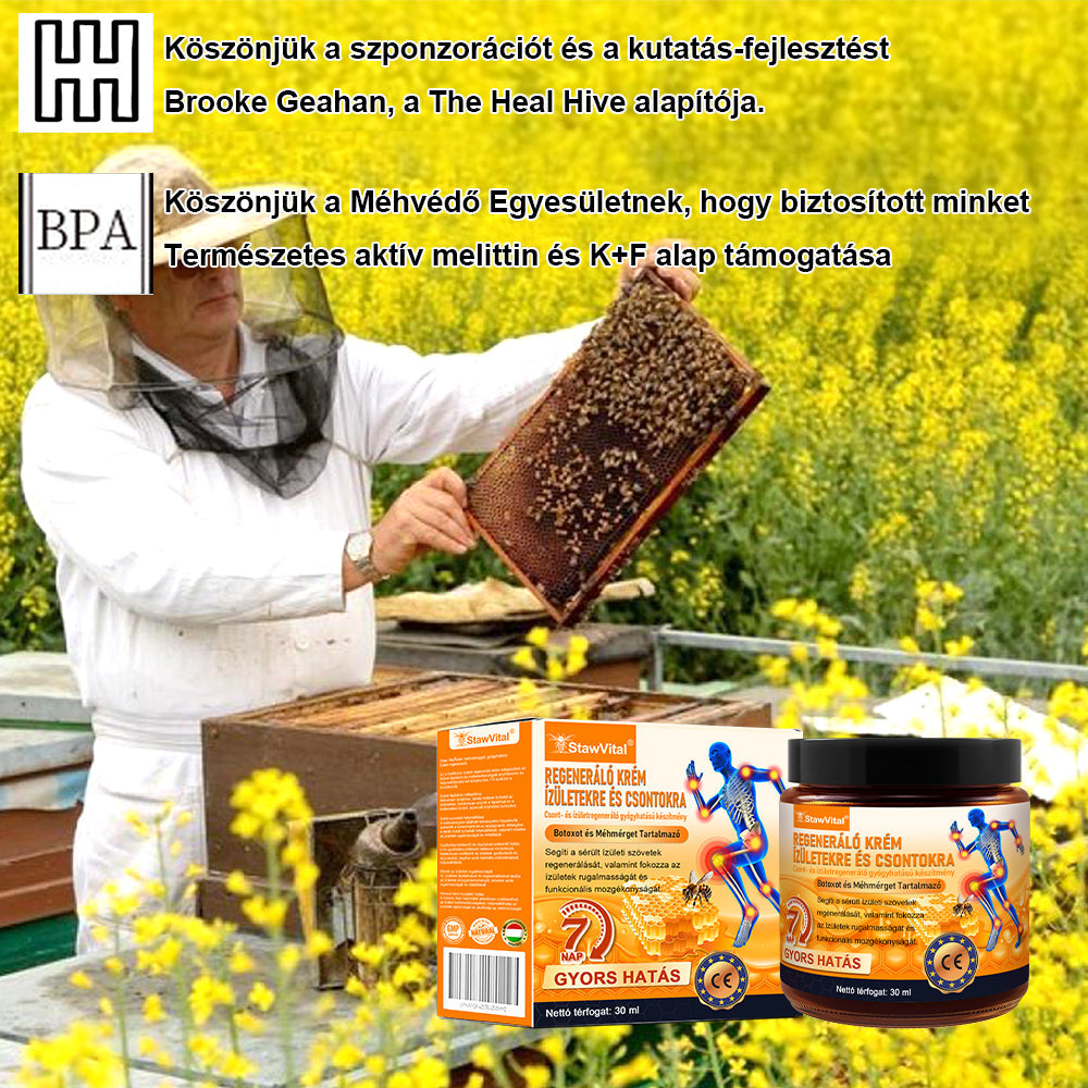 🧡𝑺𝒕𝒂𝒘𝑽𝒊𝒕𝒂𝒍® Botoxot és Méhmérget Tartalmazó Regeneráló Krém Ízületekre és Csontokra | MOT (Magyar Ortopéd Társaság) által tanúsított termék