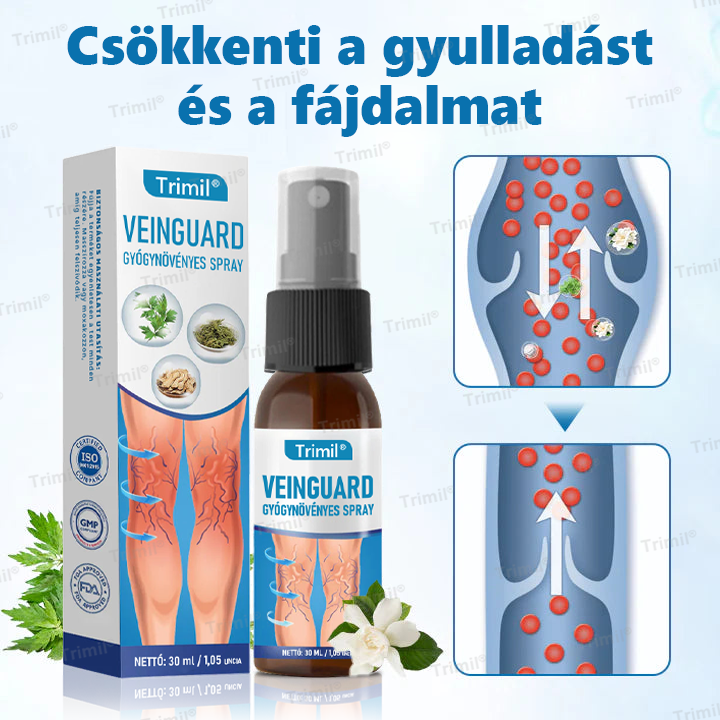 💚Trimil® VeinGuard Gyógynövényes Spray - ✅ Klinikailag bizonyított, hogy mindössze 7 nap alatt megszünteti a visszereket!