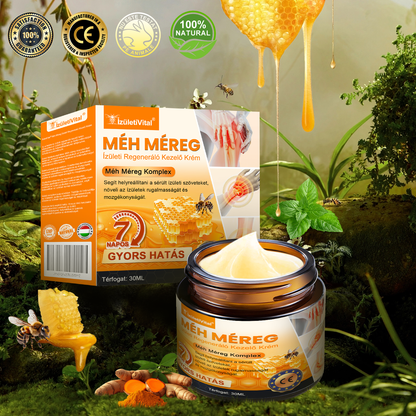 🐝🌟𝐈𝐳𝐮̈𝐥𝐞𝐭𝐢𝐕𝐢𝐭𝐚𝐥™ Méh Méreg Ízületi Regeneráló Krém - CE minősítést szerzett - Minden korosztály számára alkalmas