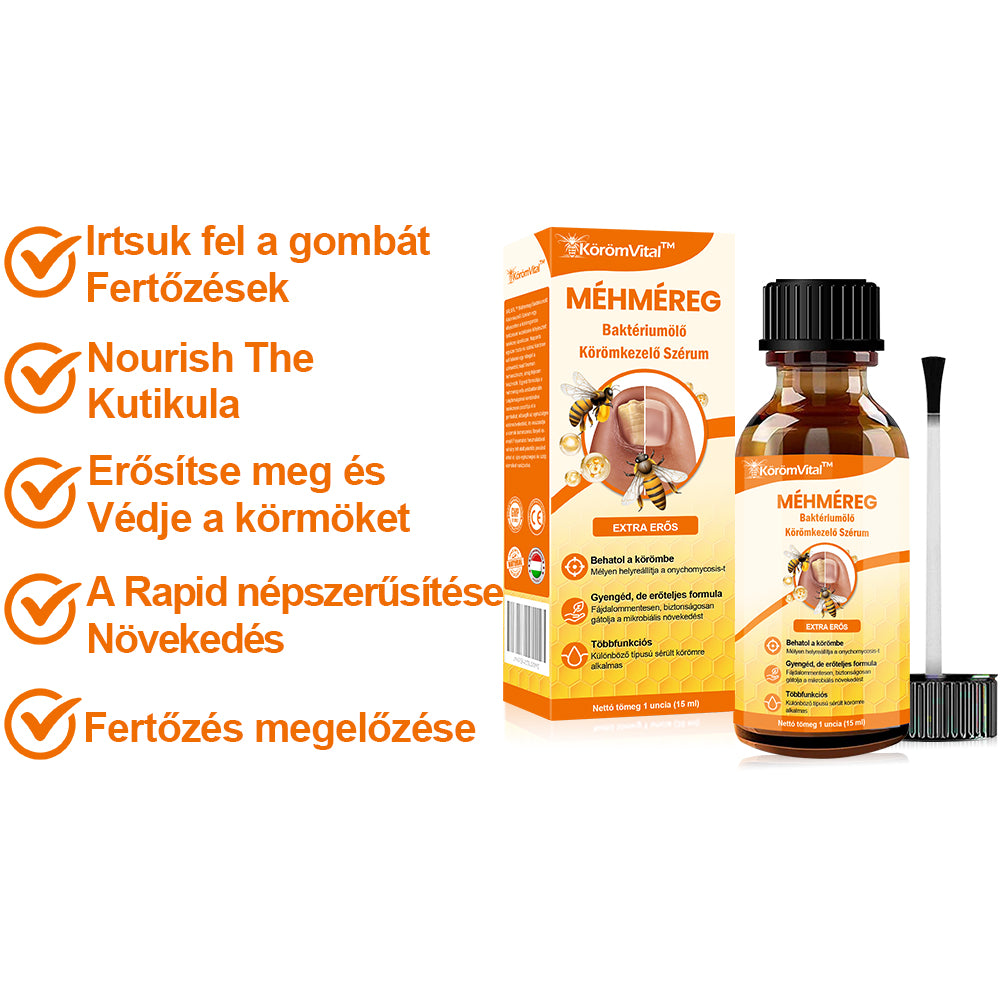 💝[✨𝐇𝐢𝐯𝐚𝐭𝐚𝐥𝐨𝐬 𝐌á𝐫𝐤𝐚𝐛𝐨𝐥𝐭✨]KörömVital™ Méhméreg Baktériumölő Körömkezelő Szérum