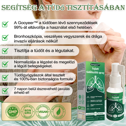 💚Gooyeer™ Fejlett Tüdőtisztító Spray - Tüdőspecialisták ajánlásával -CE tanúsítvánnyal rendelkezik