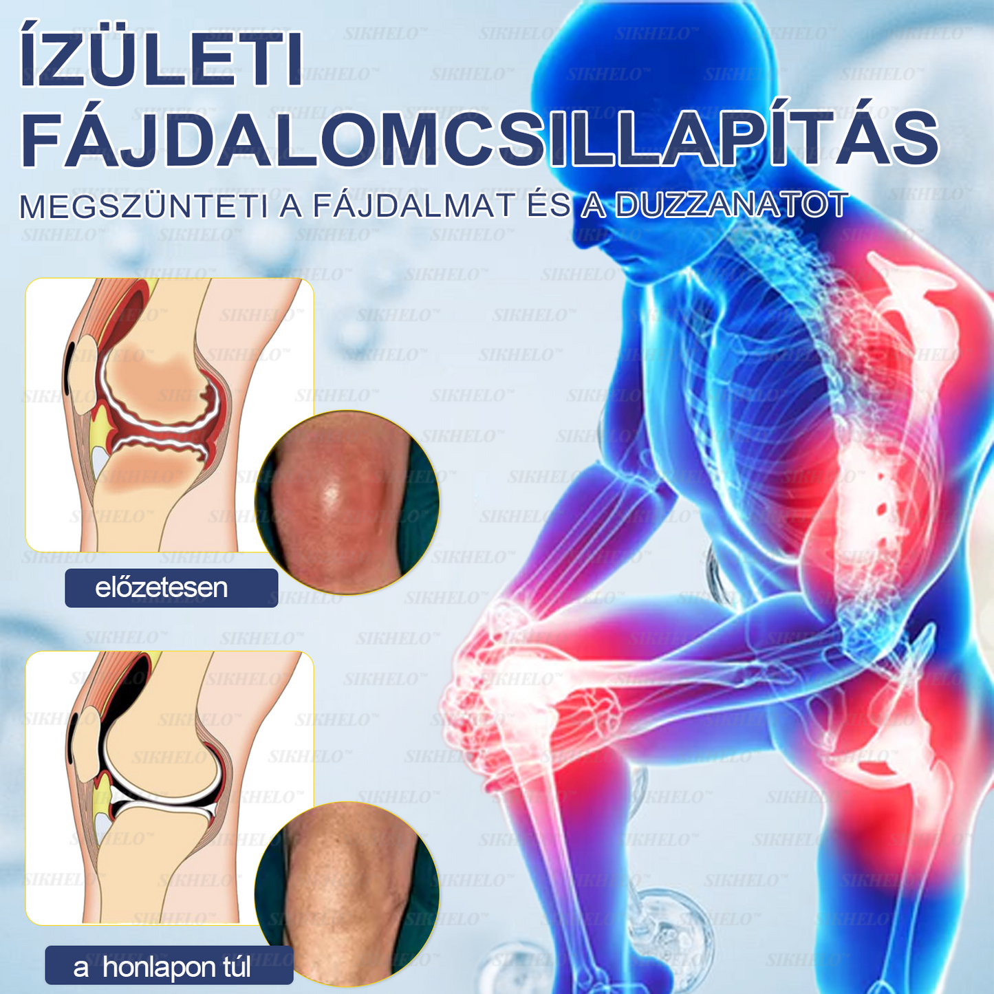 💠💧💠SIKHELO™ Szalicilsav ízületi fájdalomcsillapító gél -Az EFORT és az OGYÉI általi jóváhagyással - Minden korosztály számára alkalmas