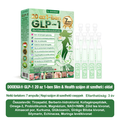 🍐DOOEKA® GLP-1 20-az-1 Slim & Health Orális Oldat – Egyszerű napi használat, látványos eredmény 7 nap alatt, 100 milliárd aktív probiotikummal ✅ testsúlykezelés, szív-, cukorbetegség-, bél- és női egészség, feszes bőr, energia.